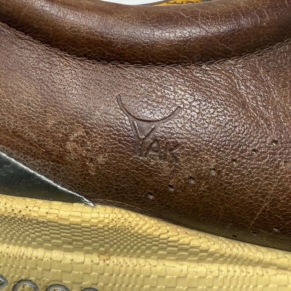 ECCO Biom Hybrid Golf Shoes Mens 11 EU 45 Brown Yak Leather Spikeless - Picture 5 of 16